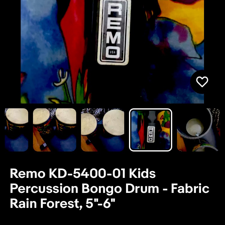 Remo Kids Percussion Bongo Drum